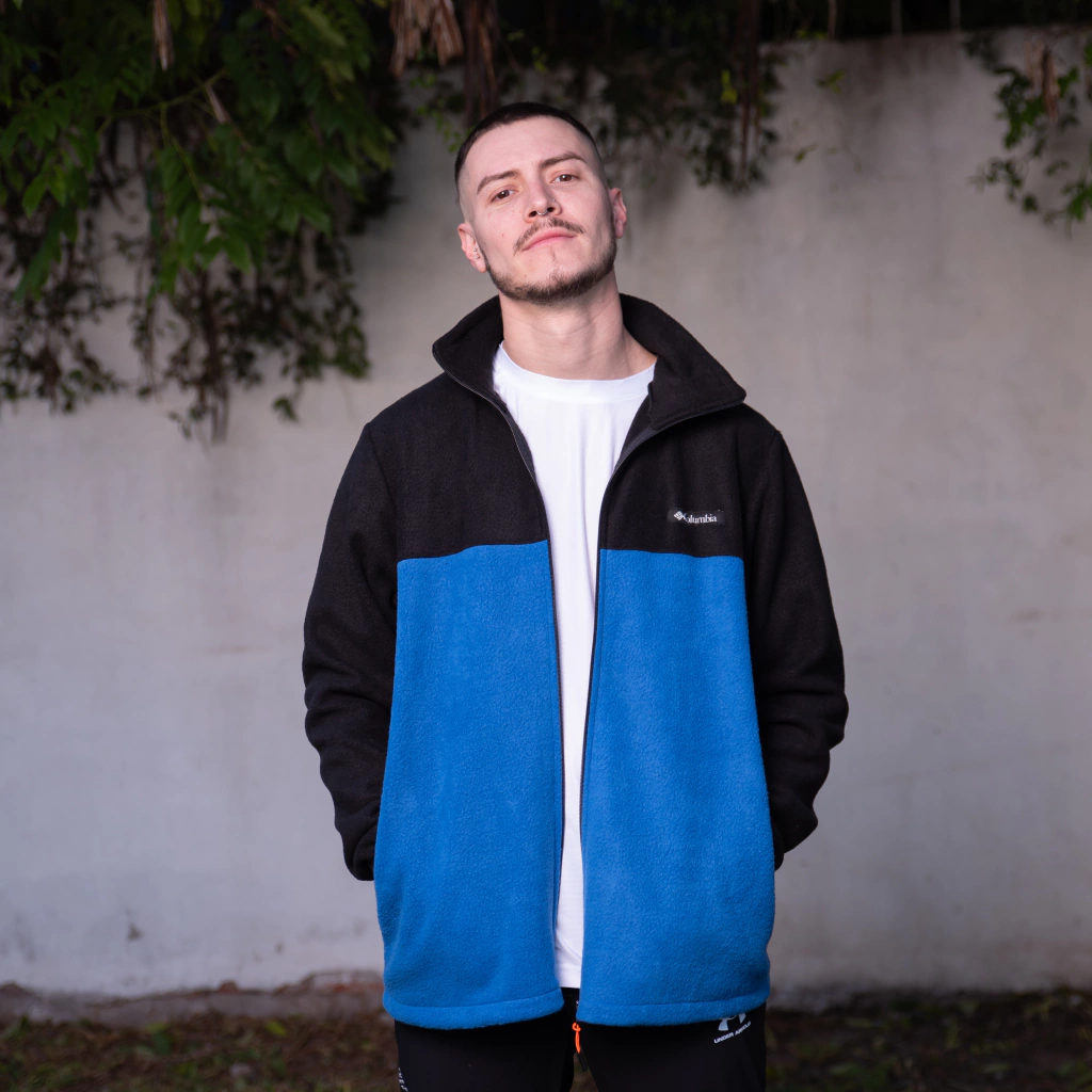 CAMPERA MICROPOLAR COLUMBIA AZUL