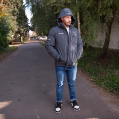 CAMPERA COLUMBIA IMPERMEABLE GRIS - tienda online