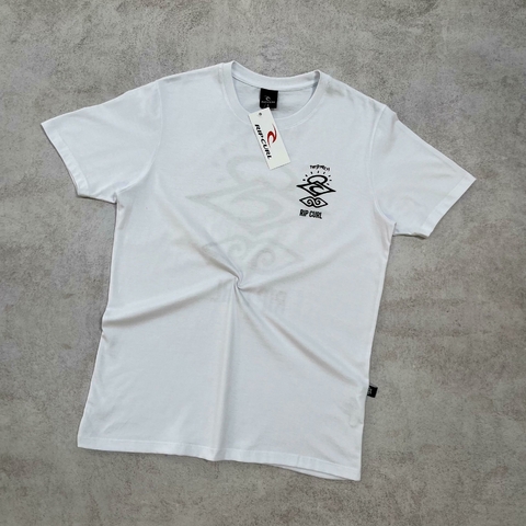 REMERA RIP CURL ESTAMPA THE SEARCH BLANCO