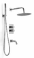 Juego Grifería Baño Completa Fabric Cromo Peirano - tienda online