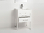 Mueble Vanitory Curve Blanco 60 cm con mesada 3aug Campi - comprar online