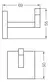 Percha FV Dominic 0166R/85 - comprar online