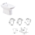 Imagen de Juego Dama Senso Completo Baño Roca