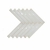 Revestimiento Espiga Blanco Malla de vidrio 22.5X28.5cm Piu - ACON