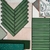 Revestimiento Bamboo Verde Malla de vidrio 15x30 cm Piu en internet