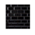 Azulejo Subway Brick Biselado Negro 7.5x15 cm Gabriella - comprar online