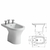 Bidet Ferrum Varese - comprar online