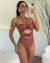 Maiô Flávia Marrom - comprar online