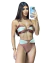 Biquini Vik Marrom com Nude - comprar online