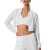 Alo Cropped Breezy Full-Zip Cover Up