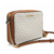 Bolsa Michael Kors Jet Set Cross Body Travel Brown And White - comprar online