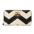 Carteira Gucci Marmont Zip Around Wallet Black White Leather - comprar online