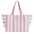 Bolsa Victoria's Secret Beauty De Praia Pink Stripes - Grande - comprar online