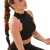 Wiskii Scallop Back Mock Neck Bra