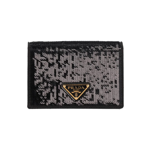 Bolsa Micro Prada Sequine Black