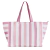 Bolsa Victoria's Secret Beauty De Praia Pink Stripes - Grande na internet