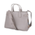 Bolsa Burberry Vintage Check Gray Leather Banner Medium Tote na internet