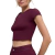 Alo Blusa Alosoft Crop Finesse Short Sleeve - loja online