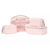 Victorias Secret Nécessaire Frasqueira Kit Com 4 - All Pink - Loja Mô! Eu Quero