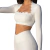 Wiskii Scallop Cropped Long Sleeve Top na internet