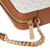 Bolsa Michael Kors Jet Set Cross Body Travel Brown And White - Loja Mô! Eu Quero