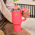 Stanley Quencher H2.0 Flowstate Tumbler 1.2L - Hibiscus - loja online