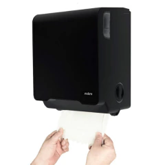 Dispenser para toalla en rollo con AUTOCORTE NEGRO - comprar online