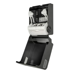 Dispenser para toalla en rollo con AUTOCORTE NEGRO