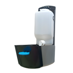 Kit Dispenser Jabón + Toalla + Higiénico Plástico Negro - Perfuma