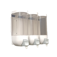 Dispenser de Pared Acrílico Triple - comprar online