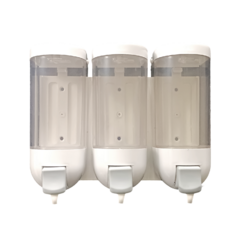 Dispenser de Pared Acrílico Triple