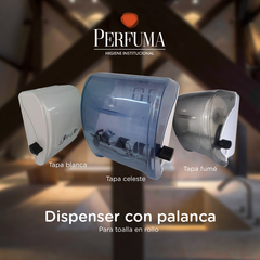 Dispenser de toalla en rollo Con Palanca Blanco - comprar online
