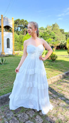Vestido Cecilia - Branco na internet