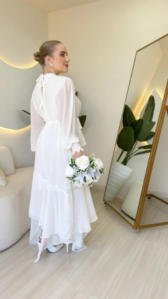 Vestido Rose - Branco - comprar online