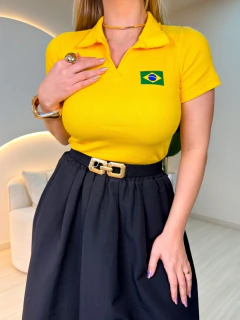 Blusa Polo Brasil