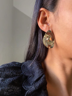 Brinco Oval chapeado - comprar online