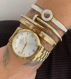 Bracelete Círculo de Luz com zircônia - comprar online