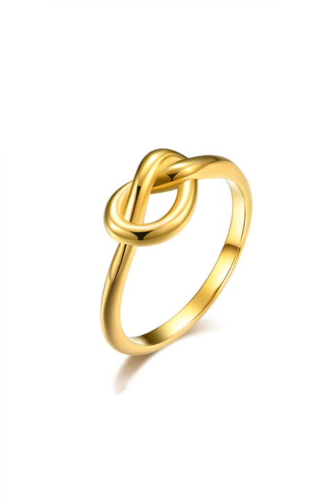 Anillo Anudé Enchapado Oro 18K - comprar online