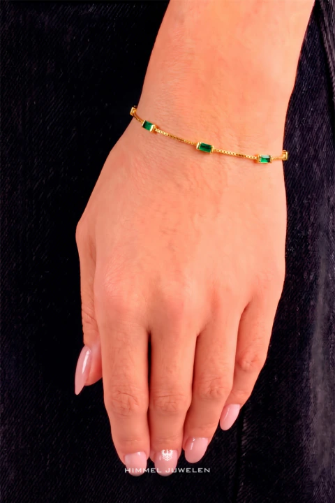 Pulsera Zeli Enchape Oro 18K