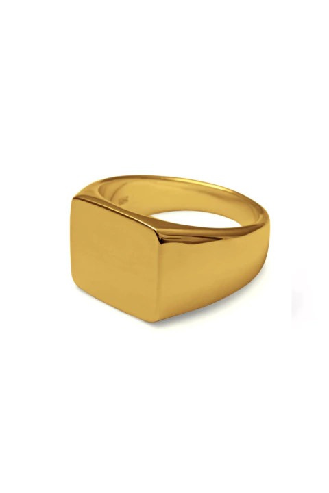 Anillo Signature Gold - Enchapado Oro 18K - comprar online