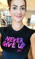 Baby Look Never Give Up Preta - G BRASIL FIT