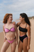 Imagem do Top Biquini Gal Preto & Rosa