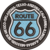 Patch Bordado Rota 66 Eua Estados Unidos Motociclista Rt38