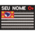 Patch Bordado Bandeira Do Seu Estado C/nome E Sangue Ban574 - comprar online