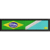 Patch Bordado Tarjeta Bandeira Brasil + Seu Estado Tar222