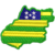 Patch Bordado Mapa Do Seu Estado Motociclista Moto Clube Map4 na internet