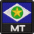 Bordado Patch Mini Bandeira C/ Sigla Estado Ban349
