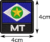 Bordado Patch Mini Bandeira C/ Sigla Estado Ban349 - comprar online
