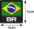 Bordado Patch Mini Bandeira C/ Sigla Estado Ban349 - comprar online
