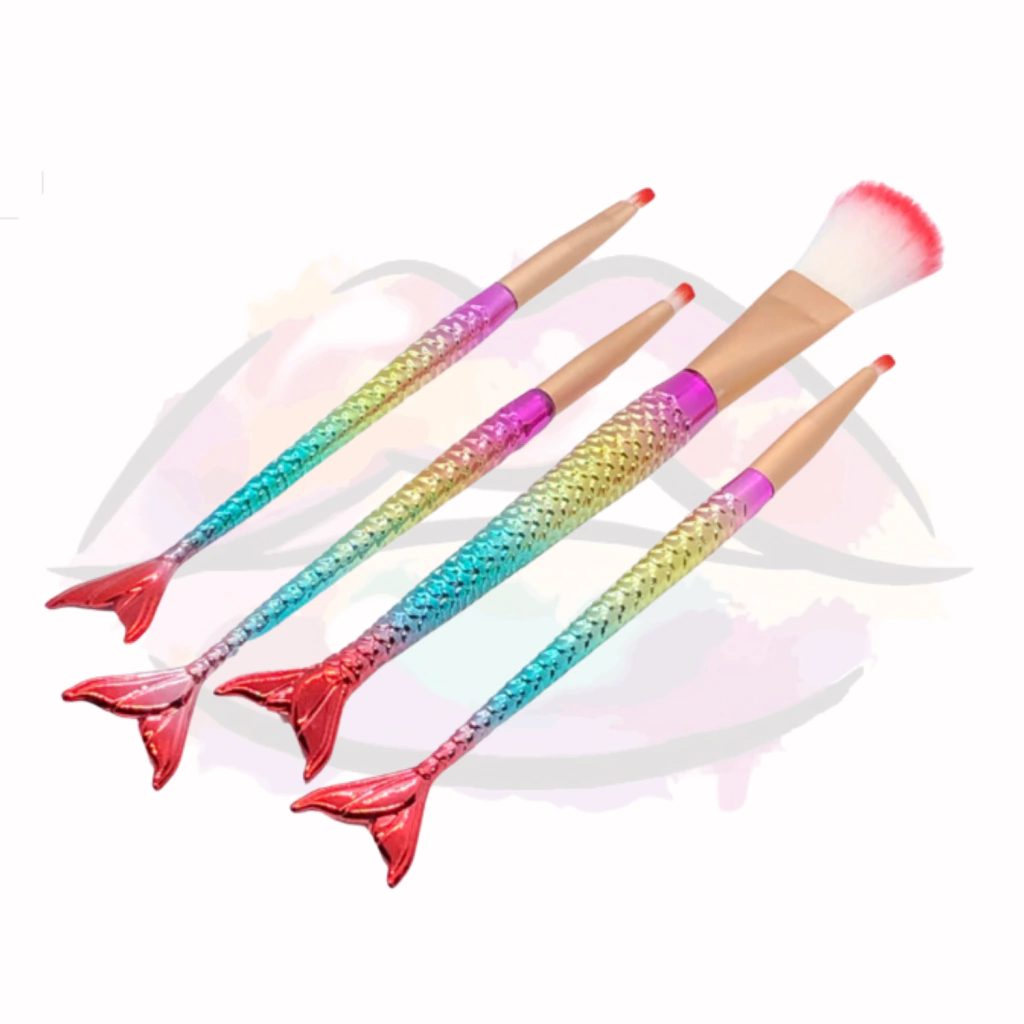 Brochas cola de sirena x4